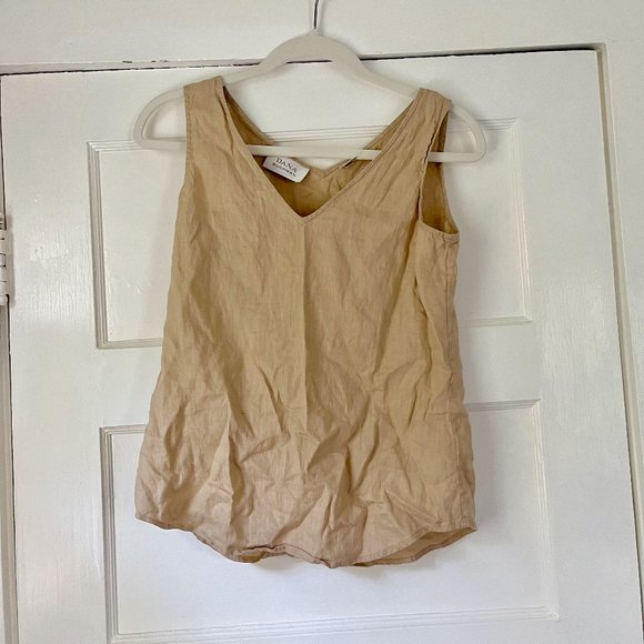 Dana Buchman Tops - Simple Linen Tank Top